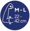 Armomtrek M-L: 22-42 cm