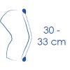 Hoogte 30 tot 33 cm