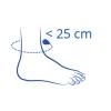 Enkelmaat <25 cm